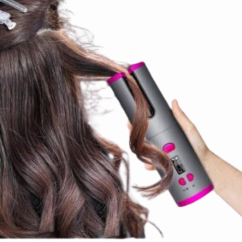 Cordless Hair Curler Iron Wireless Curling Iron