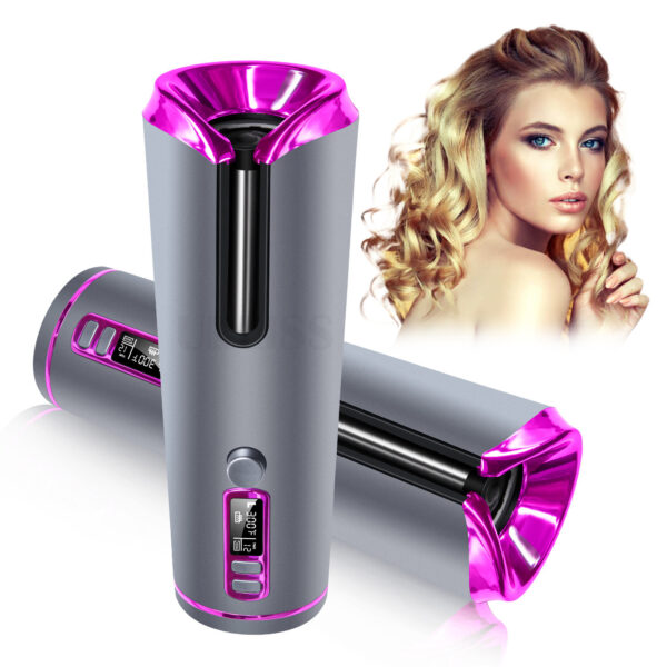 Portable Automatic Hair Curling Iron with Hair Curler