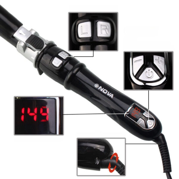 Best Orating Curling Iron Wand Automatic Hair Curler By MartShopX